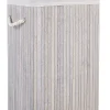 Cheap Beliani Bambukori Vaaleanharmaa 40 X 30 Cm Komari