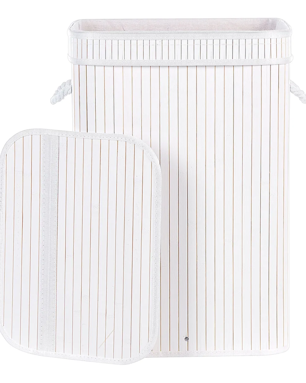 Shop Beliani Bambukori Valkoinen 40 X 30 Cm Kalutara