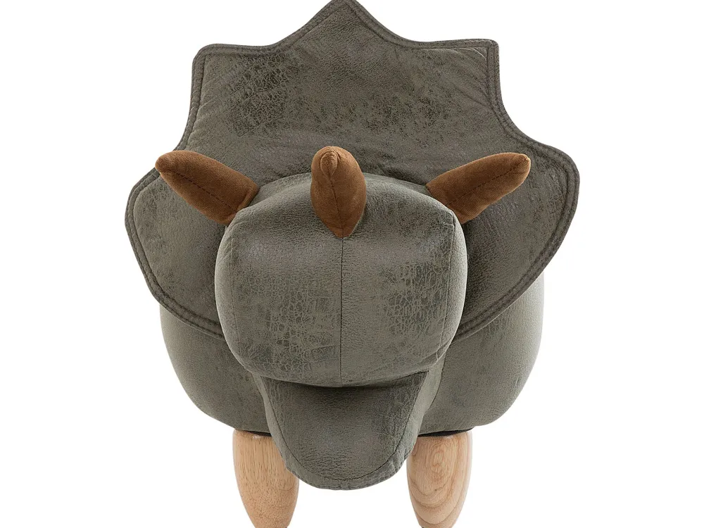 Sale Beliani Elainjakkara Kangas Säilytystila Tummanvihrea 92 X 42 Cm Triceratops