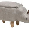 Best Beliani Elainjakkara Keinonahka Säilytystila Vaaleanharmaa 60 X 32 Cm Rhino