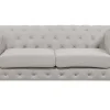 Best Sale Beliani 2-Istuttava Sohva Kangas Beige Vissland