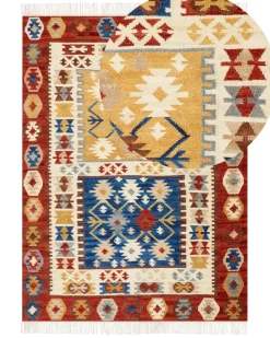 Store Beliani Kelim-Matto Villa Monivarinen 140 X 200 Cm Voskehat