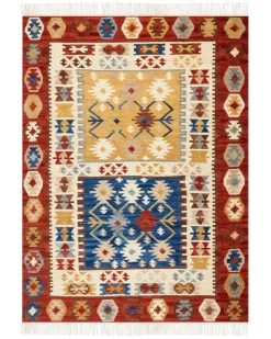 Store Beliani Kelim-Matto Villa Monivarinen 140 X 200 Cm Voskehat