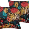 Best Beliani Koristetyyny Sametti Monivarinen 45 X 45 Cm 2 Kpl Protea