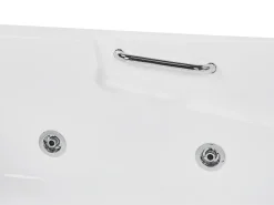 Online Beliani Kulmaporeamme Oikeak. Led-Valot Valkoinen 170 X 119 Cm Bayamo