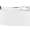 Discount Beliani Kulmaporeamme Vasenk. Led-Valot Valkoinen 150 X 100 Cm Neiva