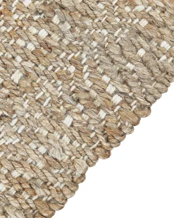 Best Beliani Matto Juutti Beige 160 X 230 Cm Abana
