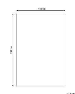 Cheap Beliani Matto Lehmannahka Beige/Ruskea 140 X 200 Cm Taytan