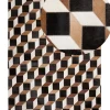 Shop Beliani Matto Lehmannahka Ruskea 140 X 200 Cm Alpkoy