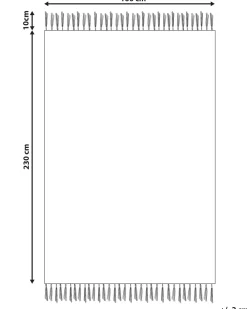 Shop Beliani Matto Puuvilla Monivarinen 160 X 230 Cm Kuskan