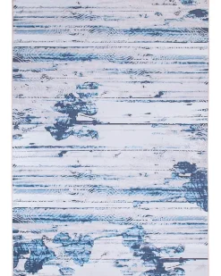Best Sale Beliani Matto Sininen/Beige 160 X 230 Cm Burdur