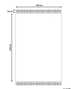 Best Beliani Matto Vaaleansininen 160 X 230 Cm Malhia