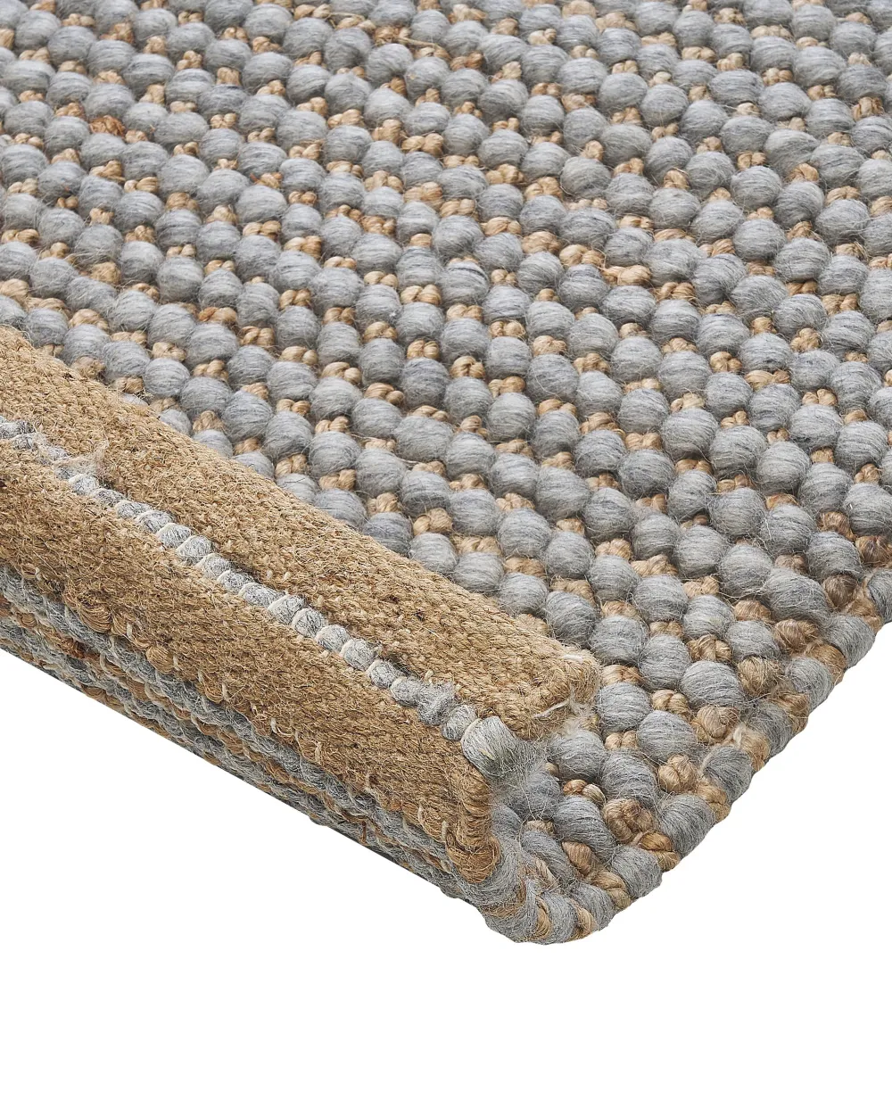 Store Beliani Matto Villa Harmaa 140 X 200 Cm Banoo