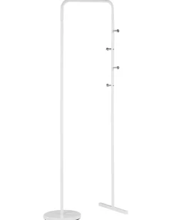 Cheap Beliani Naulakko Teras 4 Koukkua Valkoinen Benton