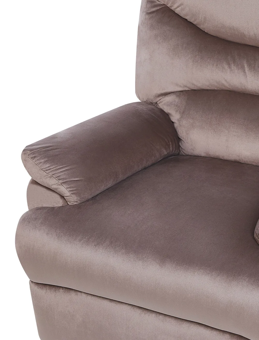 Sale Beliani Nojatuoli Beige Sametti Eslov