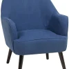 Outlet Beliani Nojatuoli Kankainen Tummansininen Loken