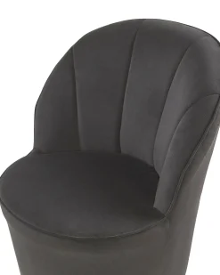 Clearance Beliani Nojatuoli Musta Sametti Alby