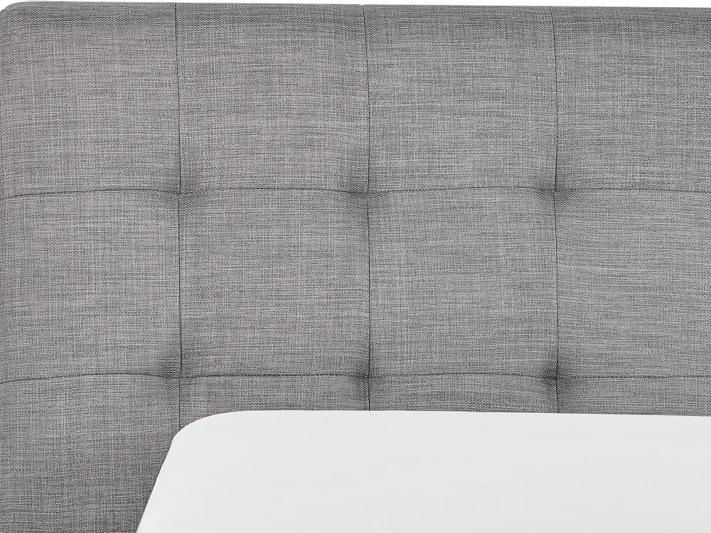 Cheap Beliani Parisanky Kangas Harmaa 180 X 200 Cm Lille