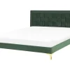 Cheap Beliani Parisanky Sametti Tummanvihrea 180 X 200 Cm Limoux