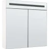 Store Beliani Peilikaappi Led-Valo Valkoinen 60 X 60 Cm Jaramillo