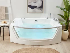 Best Beliani Poreamme Led-Valot Valkoinen 175 X 85 Cm Fuerte