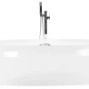 Kylpy- & Poreammeet<Beliani Poreamme Vapaasti Seisova Led-Valot Valkoinen 180 X 100 Cm Mustique