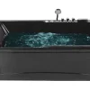 New Beliani Poreamme Vasenk. Led-Valot Musta 169 X 81 Cm Artemisa