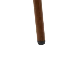 Clearance Beliani Puutarhapoyta Alumiini Tumma Puu/Musta 80 X 80 Cm Caspri