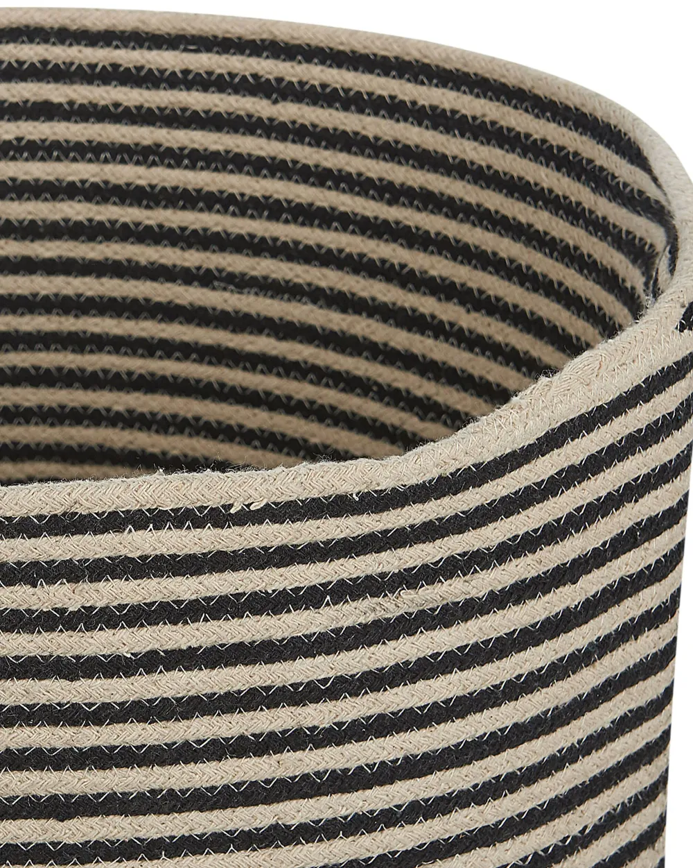 Best Beliani Puuvillakori Beige/Musta 41 Cm Yerkoy