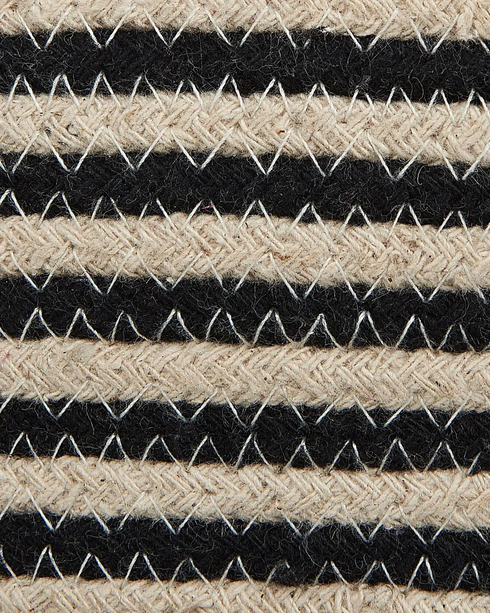 Best Beliani Puuvillakori Beige/Musta 41 Cm Yerkoy