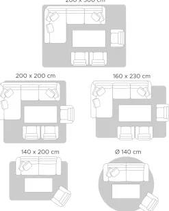 Best Beliani Pyorea Matto Puuvilla Beige 140 Cm Horasan