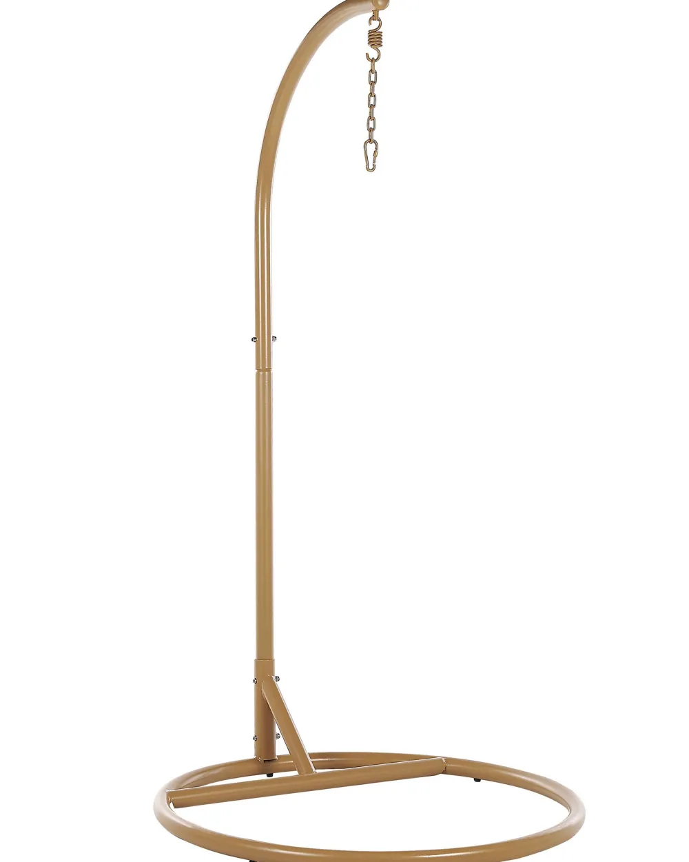 Discount Beliani Riipputuoli Jalustalla Polyrottinki Beige Allera