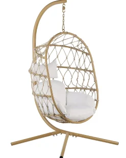 Nojatuolit<Beliani Riipputuoli Jalustalla Teras Beige Adria