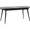Store Beliani Ruokapoyta Jatkettava Musta 160/200 X 90 Cm Maldon