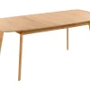 Shop Beliani Ruokapoyta Jatkettava Vaalea Puu 150/190 X 90 Cm Madox