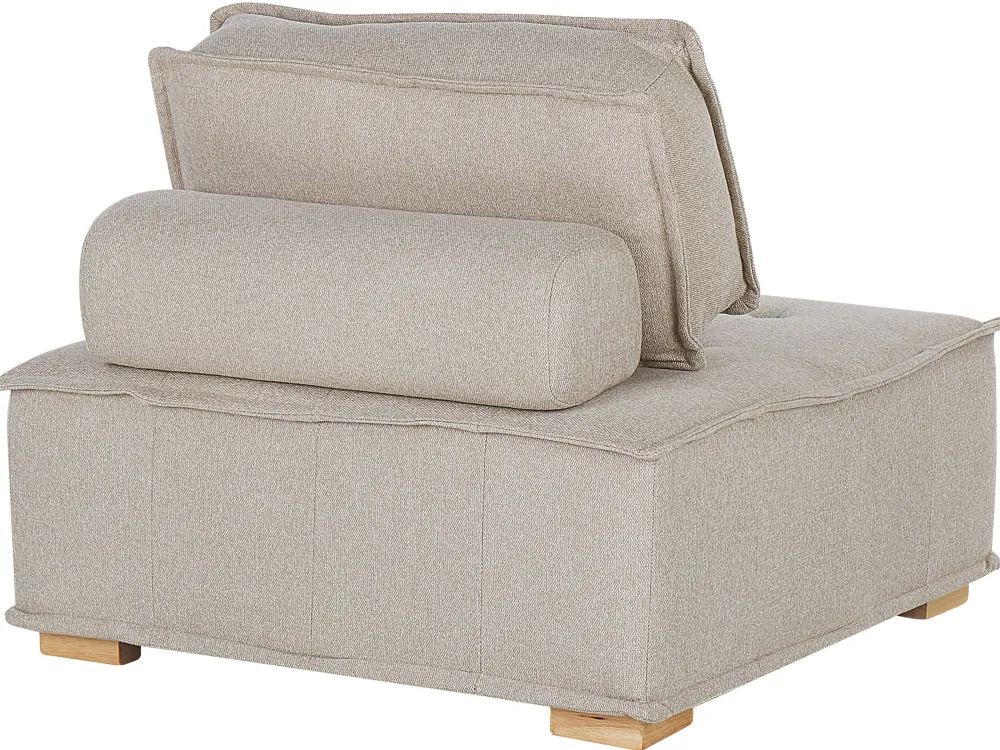 Discount Beliani Sohvan Osa 1-Istuttava Beige Tibro