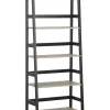 Shop Beliani Tikashylly 5 Hyllya Vaalea Puu/Musta Croydon