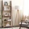 Sale Beliani Tikashylly 5 Hyllya Vaalea Puu Wilton