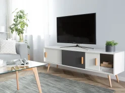 Sale Beliani Tv-Taso 3 Ovea Valkoinen Indiana