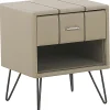 Best Beliani Yopoyta Keinonahka Laatikko Hylly Beige Betin